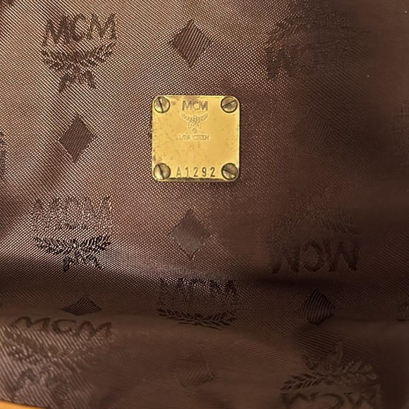 MCM - Mini Brown Tote - Picture 4 of 10